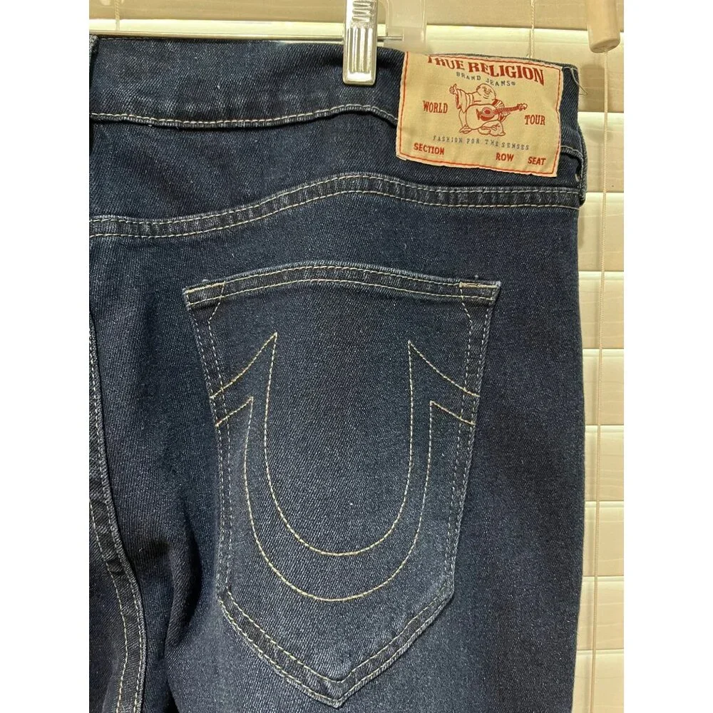 True Religion Rocco Relaxed Skinny Jeans w/Gray NWT -  MSRP‎ $159 Size